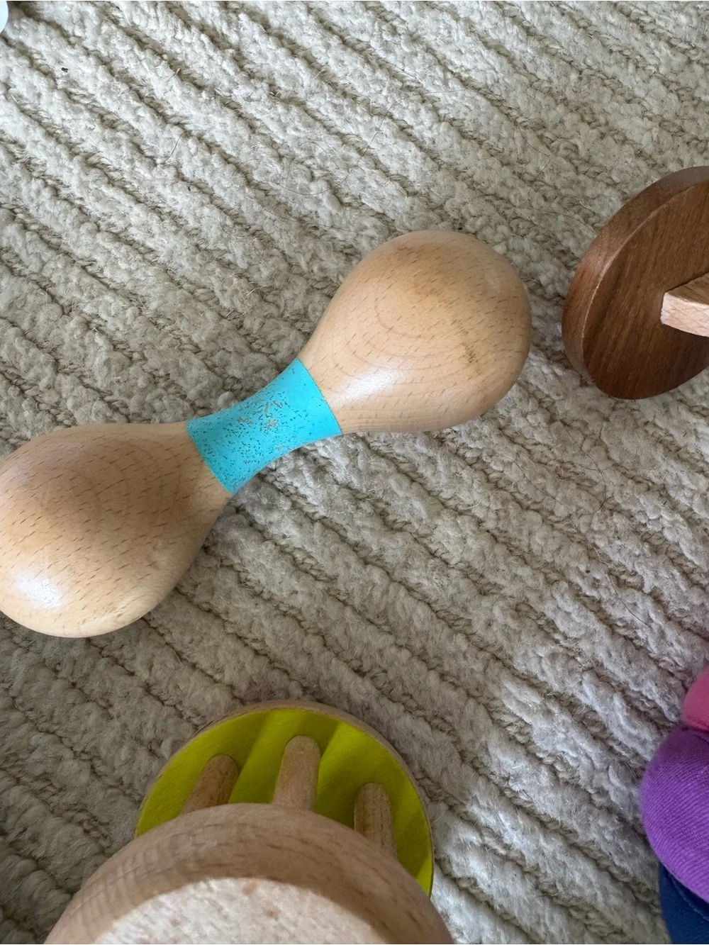 Lovevery toys from the Charmer and Senser kits